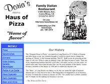 Tablet Screenshot of hausofpizza.net